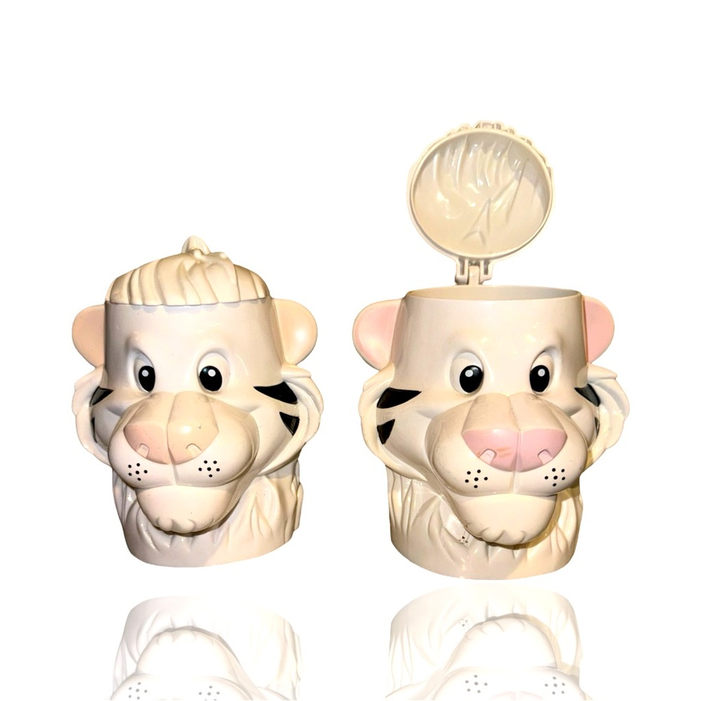 Ringling Bros. & Barnum & Bailey Circus White Tiger Vintage Souvenir Mugs